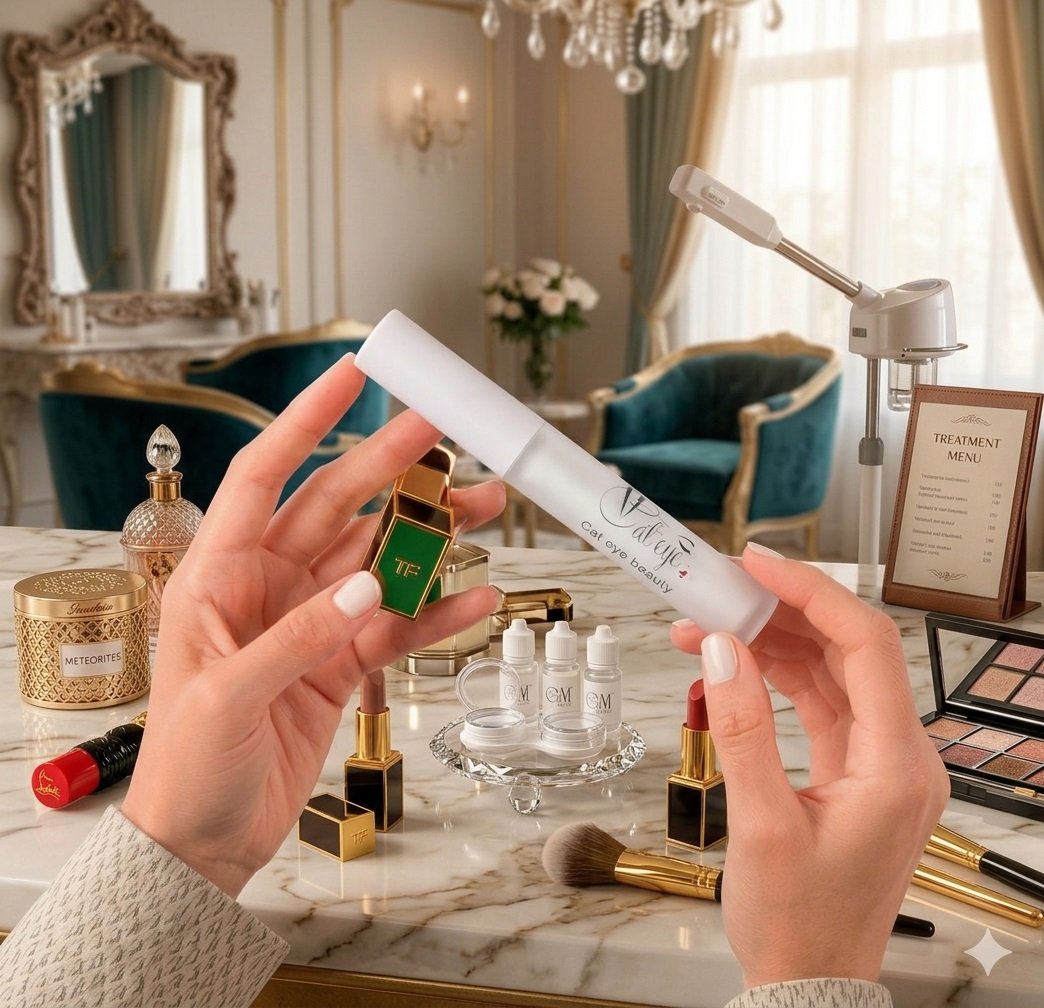 White eyelash glue